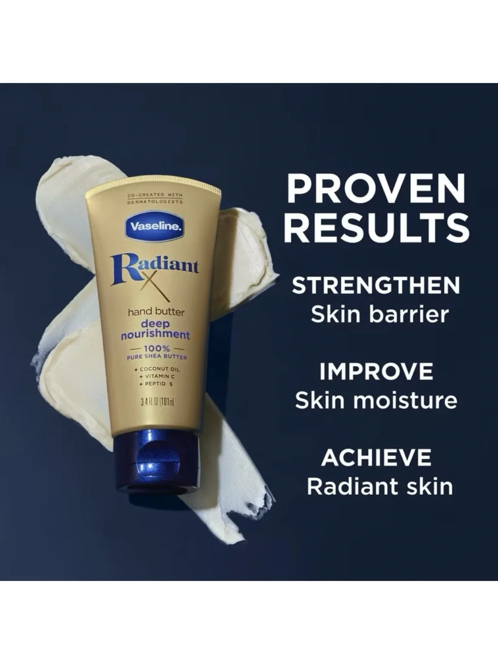 Vaseline Radiant X Deep Nourishment Hand Butter 3.4oz